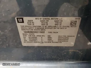 2014 Chevrolet Silverado 1500 LT with VIN 1GCRCRECXEZ113222, listed as a Copart auction lot 49881825 with 128,088 mi miles and Salvage Title. Bid and sale history available at carsss.com. Image 12.