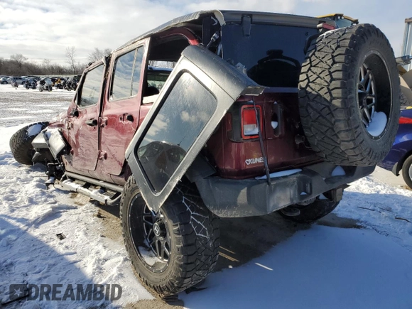 2021 Jeep Wrangler Unlimited Sport Altitude with VIN 1C4HJXDG2MW544163, listed as a Copart auction lot 86496084 with 49,737 mi miles and Salvage Title. Bid and sale history available at carsss.com. Image 2.