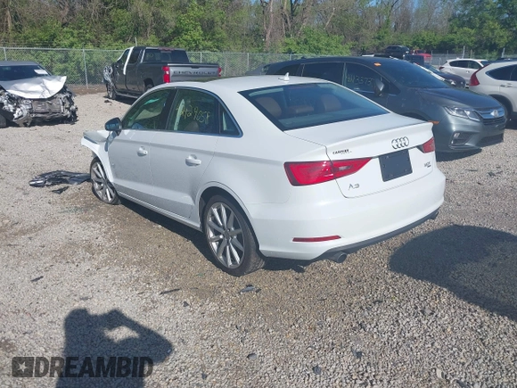 2015 Audi A3 Premium Plus with VIN WAUEFGFF7F1031528, listed as a IAAI auction lot 42129058 with 91,693 mi miles and . Bid and sale history available at DreamBid. Image 3.