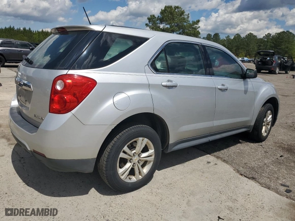 2015 Chevrolet Equinox LS with VIN 2GNALAEK0F1157981, listed as a Copart auction lot 53053995 with 164,341 mi miles and Clean Title. Bid and sale history available at carsss.com. Image 3.