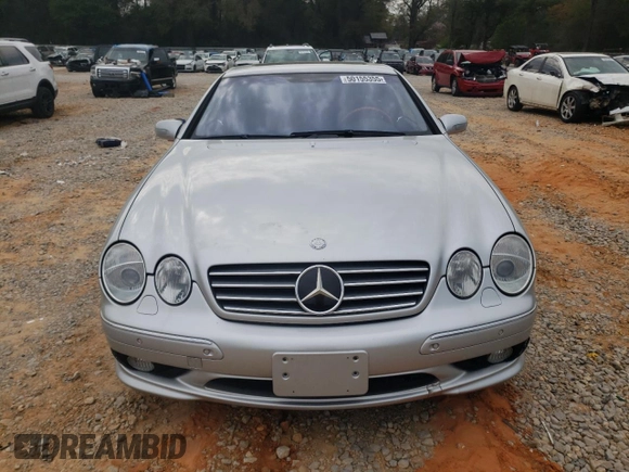 2001 Mercedes-Benz CL 500/600 with VIN WDBPJ78J41A016004, listed as a Copart auction lot 50155355 with 75,051 mi miles and Salvage Title. Bid and sale history available at DreamBid. Image 5.
