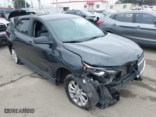 2021 Chevrolet Equinox LS with VIN 2GNAXHEV2M6152854, listed as a IAAI auction lot 41895739 with 59,019 mi miles. Bid and sale history available at carsss.com. Image 1.