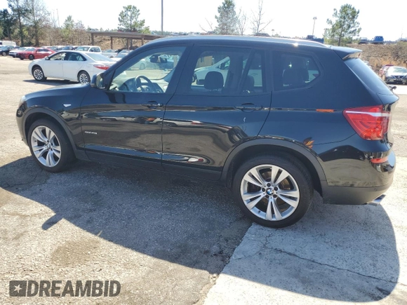 2016 BMW X3 sDrive28i with VIN 5UXWZ7C54G0R32355, listed as a Copart auction lot 48480535 with 179,021 mi miles and Clean Title. Bid and sale history available at DreamBid. Image 2.