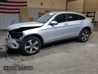 2020 Mercedes-Benz GLC with VIN W1N0J8EB0LF760929, listed as a Copart auction lot 86607824 with 100,305 mi miles and Salvage Title. Bid and sale history available at carsss.com. Image 1.