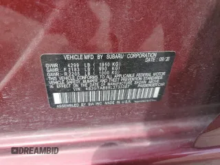 2020 Subaru Impreza с VIN 4S3GTAB69L3733387, выставлен на аукционе Copart как лот 53653815 с пробегом 38 346 миль миль и Списание • Salvage title. История ставок и продаж доступна на DreamBid. Изображение 12.