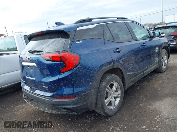 2020 GMC Terrain SLE with VIN 3GKALTEV1LL211964, listed as a IAAI auction lot 42137972 with 85,076 mi miles and . Bid and sale history available at DreamBid. Image 4.