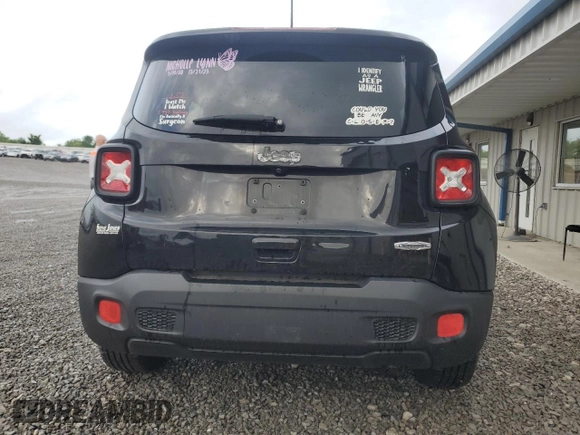 2018 Jeep Renegade Latitude z VIN ZACCJABB0JPH49634, wystawiony jako Copart lot #56703905 z przebiegiem 99 309 mil mil oraz Szkoda całkowita • Salvage title. Historia ofert i sprzedaży dostępna na DreamBid. Obrazek 6.