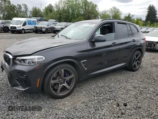 2020 BMW X3 M Competition with VIN 5YMTS0C09L9C08424, listed as a Copart auction lot 67135334 with 0 mi miles and Salvage Title. Bid and sale history available at carsss.com. Image 1.