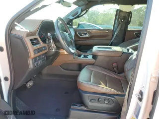 2021 Chevrolet Tahoe High Country with VIN 1GNSCTKL5MR154916, listed as a Copart auction lot 77387254 with 59,469 mi miles and Salvage Title. Bid and sale history available at carsss.com. Image 7.