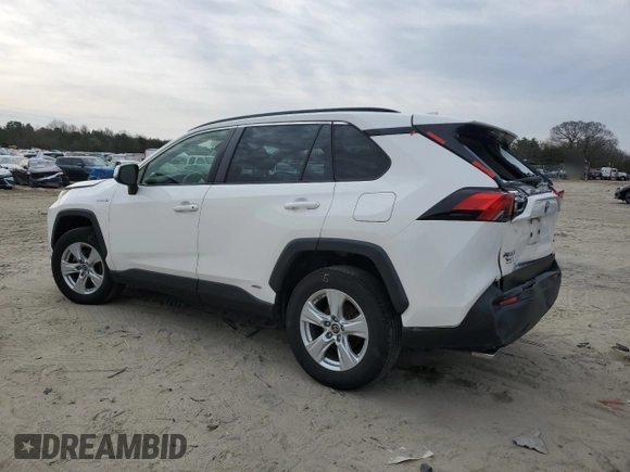 2019 Toyota RAV4 Hybrid XLE with VIN JTMRWRFV1KD004163, listed as a Copart auction lot 49701325 with 81,471 mi miles and Salvage Title. Bid and sale history available at carsss.com. Image 2.
