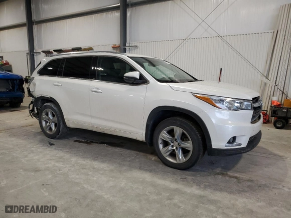 2015 Toyota Highlander Limited with VIN 5TDDKRFH5FS097439, listed as a Copart auction lot 51521445 with 142,421 mi miles and Salvage Title. Bid and sale history available at carsss.com. Image 4.