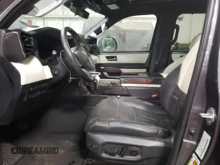 2023 Toyota Tundra Capstone Hybrid with VIN 5TFVC5DB9PX027611, listed as a Copart auction lot 85657804 with 58,052 mi miles and Salvage title. Bid and sale history available at DreamBid. Image 7.