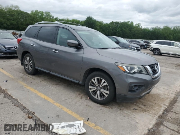 2017 Nissan Pathfinder S with VIN 5N1DR2MN0HC911721, listed as a Copart auction lot 55223785 with 98,049 mi miles and Clean Title. Bid and sale history available at DreamBid. Image 4.