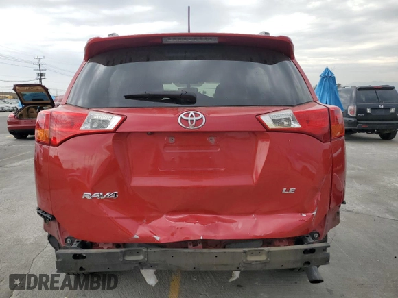 2014 Toyota RAV4 LE with VIN 2T3ZFREV6EW091549, listed as a Copart auction lot 59600405 with 98,939 mi miles and Salvage title. Bid and sale history available at DreamBid. Image 6.