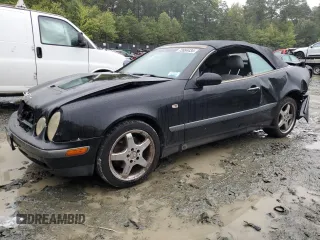 1999 Mercedes-Benz CLK 320/430 with VIN WDBLK65G2XT010875, listed as a Copart auction lot 72654434 with 193,291 mi miles and Salvage Title. Bid and sale history available at DreamBid. Image 1.