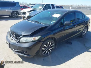2015 Honda Civic Sedan EX-L with VIN 2HGFB2F90FH546082, listed as a IAAI auction lot 41849194 with 121,161 mi miles. Bid and sale history available at carsss.com. Image 17.