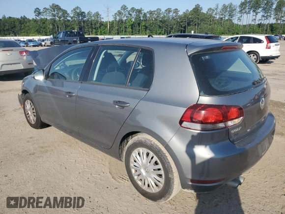 2011 Volkswagen Golf with VIN WVWDA7AJ1BW261006, listed as a Copart auction lot 56960695 with Not provided miles and Salvage title. Bid and sale history available at DreamBid. Image 2.