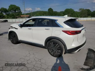 2021 Infiniti QX50 Luxe z VIN 3PCAJ5BA1MF103374, wystawiony jako Copart lot #55431485 z przebiegiem 47 923 mil mil oraz Szkody całkowita. Historia ofert i sprzedaży dostępna na DreamBid. Obrazek 2.