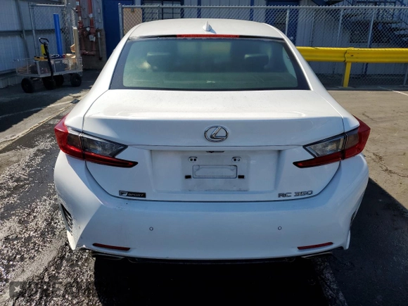 2017 Lexus RC 350 with VIN JTHHE5BC9H5016459, listed as a Copart auction lot 51806795 with 55,410 mi miles and Clean title. Bid and sale history available at DreamBid. Image 6.