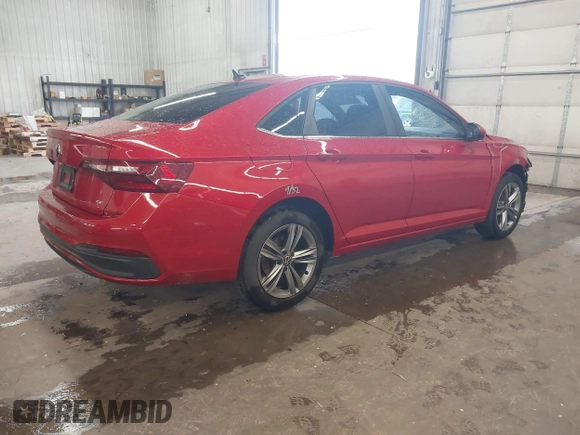 2023 Volkswagen Jetta SE with VIN 3VWEM7BUXPM057216, listed as a IAAI auction lot 42303031 with 30,591 mi miles and . Bid and sale history available at DreamBid. Image 4.