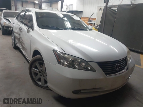 2009 Lexus ES 350 with VIN JTHBJ46G892304985, listed as a IAAI auction lot 41925332 with 109,341 mi miles. Bid and sale history available at carsss.com. Image 1.