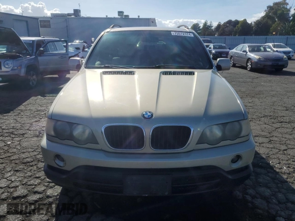2001 BMW X5 3.0i with VIN WBAFA53591LM83013, listed as a Copart auction lot 75572374 with 0 mi miles and Clean Title. Bid and sale history available at carsss.com. Image 5.