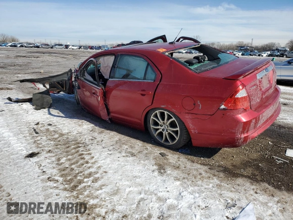 2012 Ford Fusion SEL with VIN 3FAHP0JA4CR363885, listed as a Copart auction lot 45914265 with Not provided miles and Salvage title. Bid and sale history available at DreamBid. Image 2.
