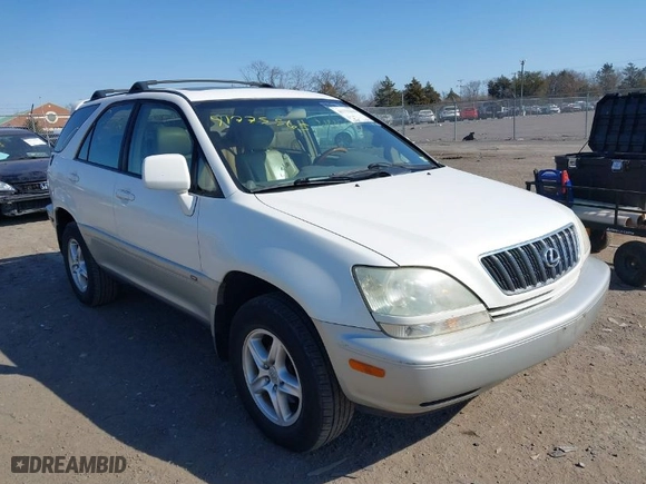 2001 Lexus RX 300 with VIN JTJHF10U810202173, listed as a IAAI auction lot 41775565 with 251,989 mi miles. Bid and sale history available at carsss.com. Image 1.