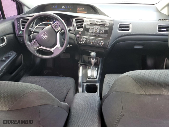 2015 Honda Civic Sedan LX with VIN 19XFB2F53FE090926, listed as a Copart auction lot 52438785 with 76,888 mi miles and Salvage Title. Bid and sale history available at carsss.com. Image 8.