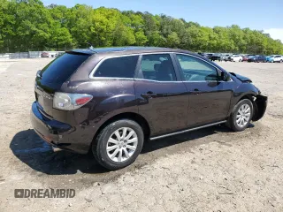 2011 Mazda CX-7 i Sport with VIN JM3ER2B50B0366227, listed as a Copart auction lot 53207325 with 132,759 mi miles and Salvage Title. Bid and sale history available at DreamBid. Image 3.