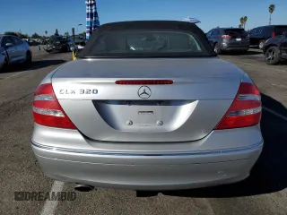 2005 Mercedes-Benz CLK 320 with VIN WDBTK65G45T045124, listed as a Copart auction lot 81193874 with 71,574 mi miles and Salvage Title. Bid and sale history available at DreamBid. Image 6.