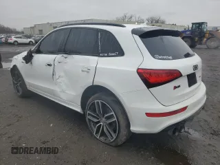 2017 Audi SQ5 Premium Plus with VIN WA1CCAFPXHA076226, listed as a Copart auction lot 83871364 with 42,886 mi miles and Salvage Title. Bid and sale history available at carsss.com. Image 2.