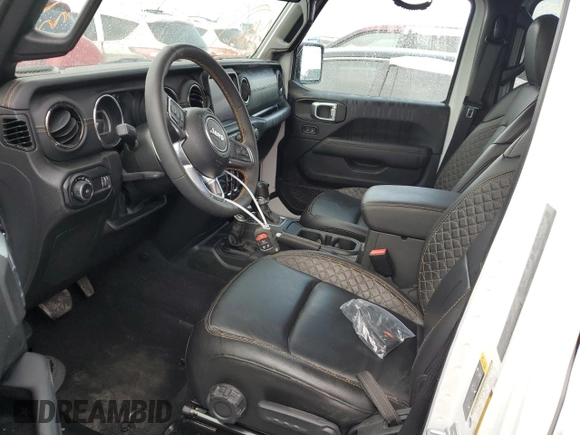 2023 Jeep Wrangler High Altitude z VIN 1C4HJXEG5PW508969, wystawiony jako Copart lot #74281654 z przebiegiem 5 191 mil mil oraz Nie do naprawy • Non repairable. Historia ofert i sprzedaży dostępna na DreamBid. Obrazek 7.