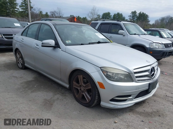 2011 Mercedes-Benz C 300 Sport with VIN WDDGF8BB1BR135955, listed as a IAAI auction lot 41983508 with 214,823 mi miles and . Bid and sale history available at DreamBid. Image 1.