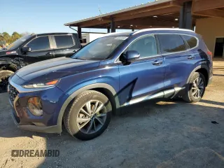 2019 Hyundai Santa Fe Limited with VIN 5NMS53AD6KH110647, listed as a Copart auction lot 46322555 with 102,299 mi miles and Salvage Title. Bid and sale history available at carsss.com. Image 1.