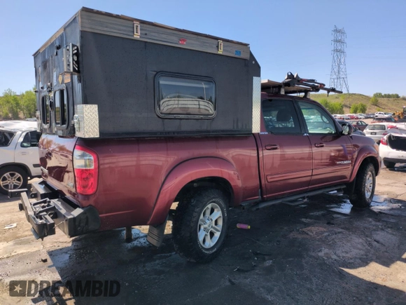 2005 Toyota Tundra Limited с VIN 5TBDT48155S501461, выставлен на аукционе Copart как лот 56884405 с пробегом 190 266 миль миль и Списание • Salvage title. История ставок и продаж доступна на DreamBid. Изображение 3.