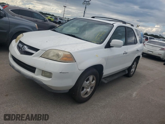 2005 Acura MDX with VIN 2HNYD18265H528934, listed as a Copart auction lot 74598924 with 0 mi miles and Non Repairable. Bid and sale history available at carsss.com. Image 1.
