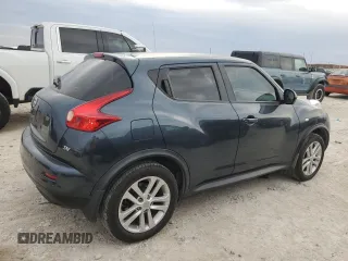 2012 Nissan Juke SL with VIN JN8AF5MR6CT101897, listed as a Copart auction lot 82836994 with 91,496 mi miles and Salvage Title. Bid and sale history available at carsss.com. Image 3.