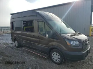 2016 Ford Transit with VIN 1FDZX2XM2GKB54663, listed as a Copart auction lot 76531663 with 53,532 mi miles and Clean Title. Bid and sale history available at DreamBid. Image 4.