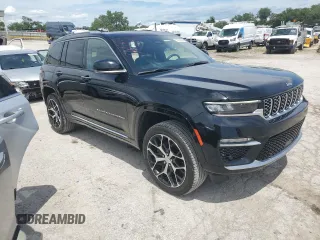 2022 Jeep Grand Cherokee Summit Reserve with VIN 1C4RJHETXN8503565, listed as a Copart auction lot 63758425 with 57,598 mi miles and Salvage title. Bid and sale history available at DreamBid. Image 4.