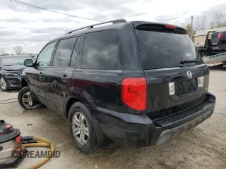 2005 Honda Pilot EX with VIN 5FNYF18495B001591, listed as a Copart auction lot 53043035 with 181,887 mi miles and Salvage Title. Bid and sale history available at carsss.com. Image 2.