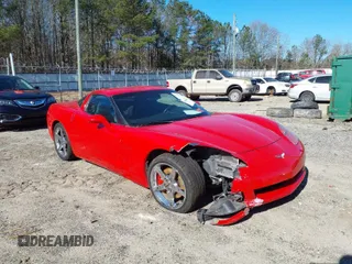 2008 Chevrolet Corvette with VIN 1G1YY25WX85124417, listed as a IAAI auction lot 41644594 with 53,067 mi miles. Bid and sale history available at carsss.com. Image 1.