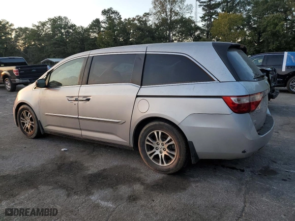 2012 Honda Odyssey EX with VIN 5FNRL5H47CB143830, listed as a Copart auction lot 76574444 with 0 mi miles and Clean Title. Bid and sale history available at carsss.com. Image 2.