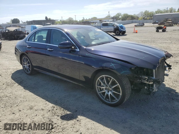 2022 Mercedes-Benz E-Class E 350 with VIN W1KZF8DB9NB025609, listed as a Copart auction lot 51871445 with 65,539 mi miles and Salvage Title. Bid and sale history available at carsss.com. Image 4.