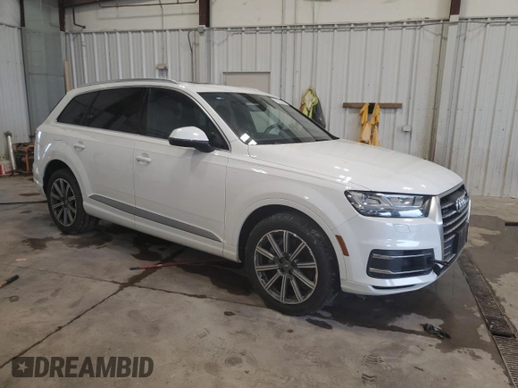 2019 Audi Q7 Premium Plus with VIN WA1LAAF77KD006744, listed as a Copart auction lot 57523385 with 118,543 mi miles and Salvage title. Bid and sale history available at DreamBid. Image 4.