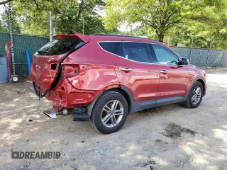 2017 Hyundai Santa Fe 2.4L with VIN 5XYZU3LB5HG411281, listed as a Copart auction lot 61428215 with 51,423 mi miles and Salvage title. Bid and sale history available at DreamBid. Image 3.