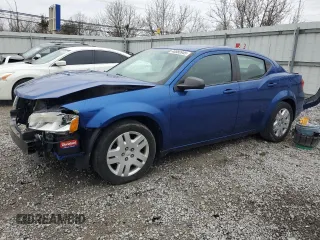 2013 Dodge Avenger SE with VIN 1C3CDZAB6DN710331, listed as a Copart auction lot 48888945 with 138,702 mi miles and Salvage Title. Bid and sale history available at DreamBid. Image 1.