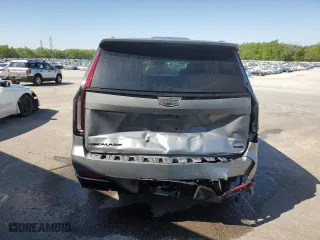 2023 Cadillac Escalade 4WD Sport Platinum with VIN 1GYS4GKL3PR534493, listed as a Copart auction lot 53098555 with 16,557 mi miles and Salvage Title. Bid and sale history available at carsss.com. Image 6.