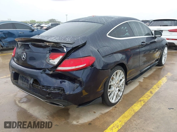 2017 Mercedes-Benz C 300 with VIN WDDWJ4JB2HF515353, listed as a IAAI auction lot 41884252 with 123,661 mi miles and . Bid and sale history available at DreamBid. Image 4.