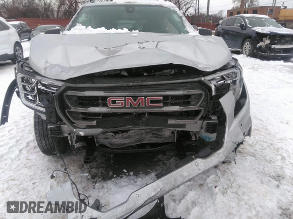 2022 GMC Terrain AT4 with VIN 3GKALYEV8NL238692, listed as a IAAI auction lot 41600473 with 35,768 mi miles and . Bid and sale history available at DreamBid. Image 6.